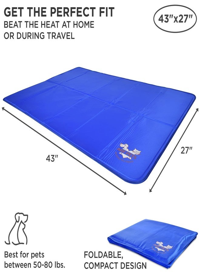 Arf Pets Dog Cooling Mat 27” x 43” Pad for Kennels, Crates and Beds, Non-Toxic, Durable Solid Self Cooling Gel Material. No Refrigeration or Electricity Needed - Image 2